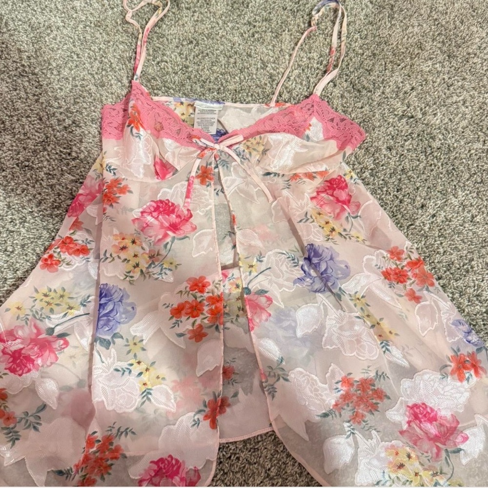 Floral babydoll top